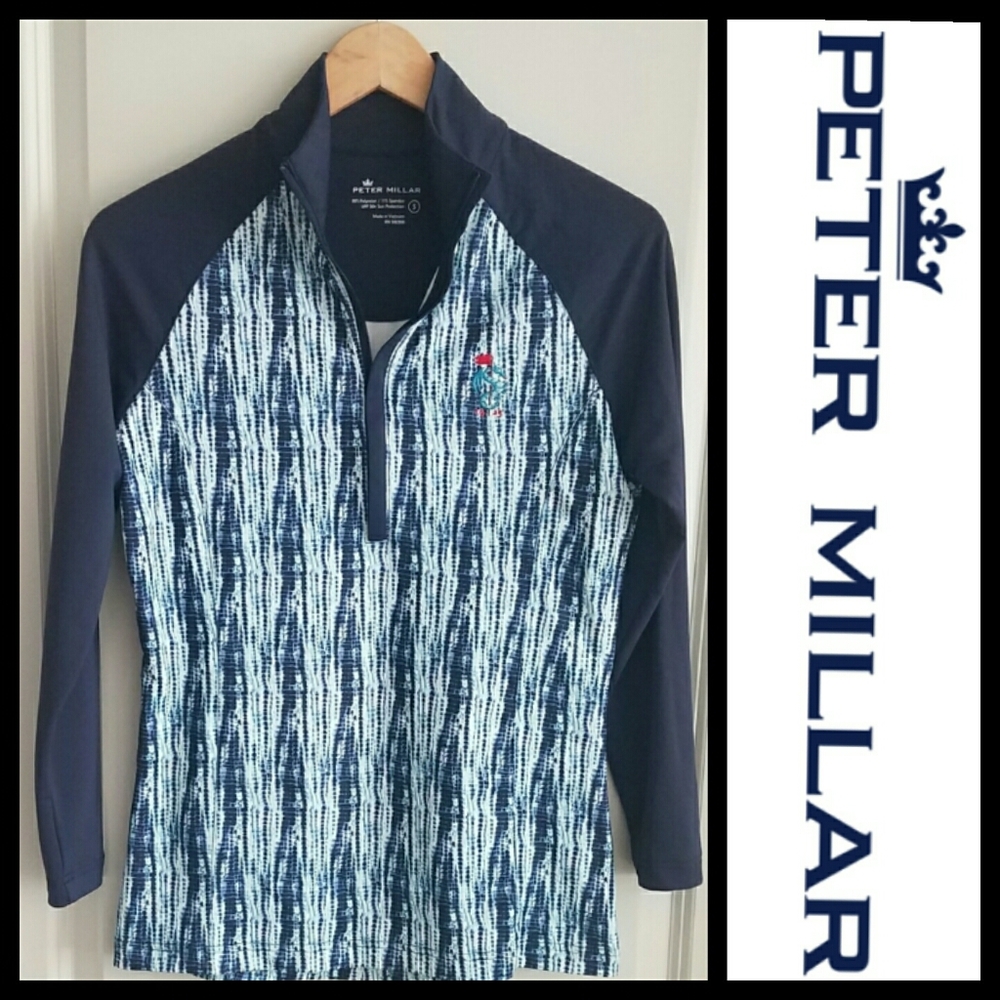 Peter Millar Golf Half Zip Pullerover - image 1